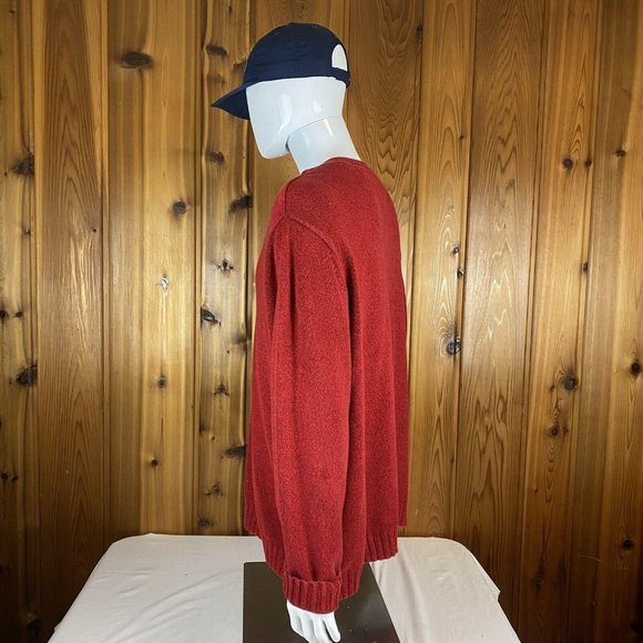 Tommy Hilfiger Mens Sweater Heather Red XXL Marled - Picture 6 of 11